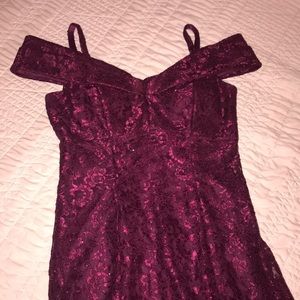 Burgundy Bridesmaid / Prom Dress